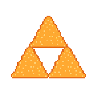 hungry 8 bit Sticker by Justin Gammon