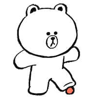 Happy Ball Sticker by LINE FRIENDS