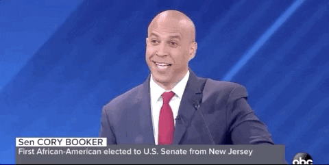 Democratic Debate Laugh GIF by GIPHY News