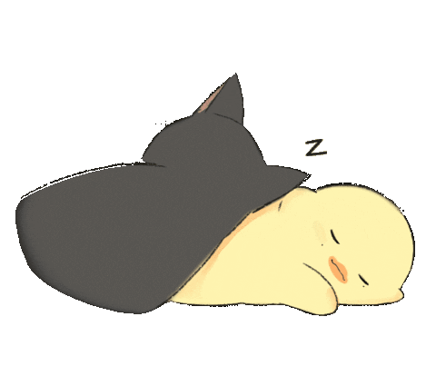 Cat Sleep Sticker
