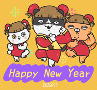 zozopet new year happy new year 2024 hny GIF