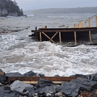 Docks Destroyed as Storm Wreaks Havoc on Maine Coast