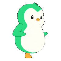 Penguin Spying Sticker by Abster