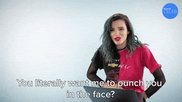You Want Me To Punch You In The Face?