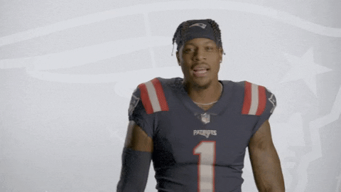 Lets Go Reaction GIF by New England Patriots