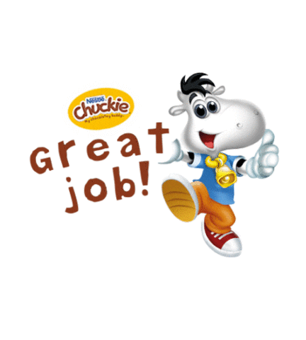 nestlechuckie good job back to school great job chuckie Sticker