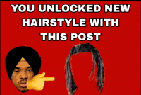 Babbu Maan Hairstyle GIF