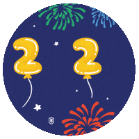 Happy New Year Sticker by İzmir Özel Türk Koleji