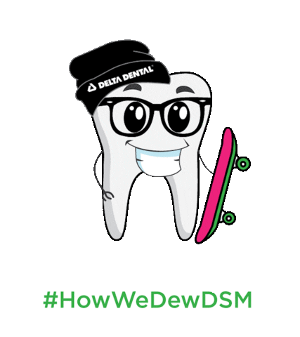 Dew Tour Skateboard Sticker by Delta Dental of Iowa