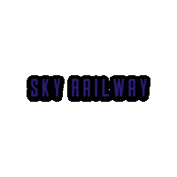 skyrailway skyrailway sky railway Sticker