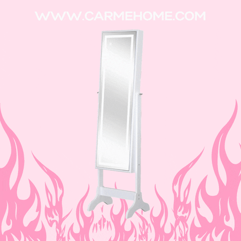 CarmeHome giphyupload mirror full length mirror jewellery cabinet GIF
