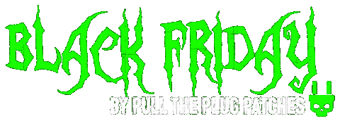Black Friday Sticker by Pull The Plug Patches