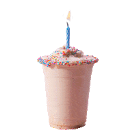 paulshomemade ice cream birthday cake milkshake milkshakes Sticker
