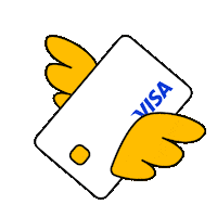 Get Money Paper Sticker by Visa