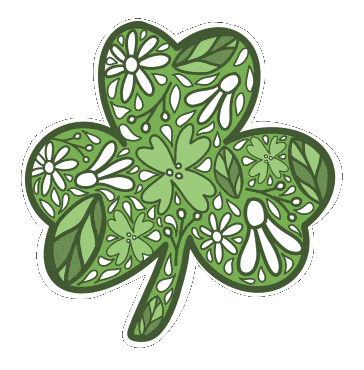 St Patricks Day Spring Sticker
