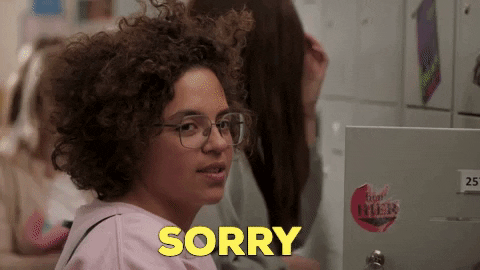 wtFOCK giphygifmaker awkward sorry amber GIF