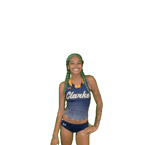 Clarke Athletics Sticker by Clarke University