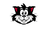 Black Cat Sticker by Ted & Herb