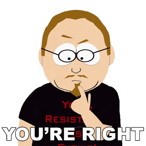 Youre Right Sticker by South Park