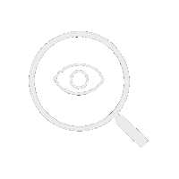 StickWithLucas eye graphic design magnifying glass lucasbell Sticker