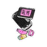 Call Me Phone Sticker
