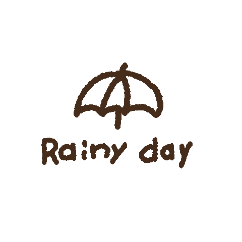 雨 傘 Sticker