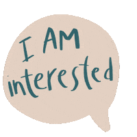 Interested Sticker