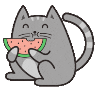 happy fat cat Sticker by Meowingtons