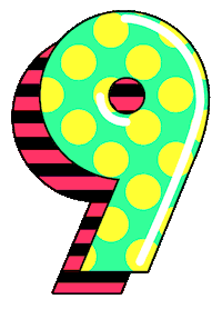 Count Countdown Number Numbers Fun Colourful Colour Bright Funny Age Birthday Sticker by Caspar Wain