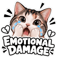 Cute Cat Nu Sticker