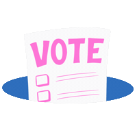 Vote Early 2020 Election Sticker by Maggie Chen