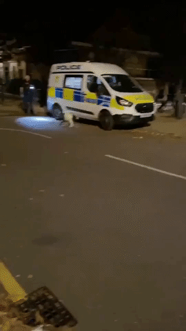Police Cordon Off London Street After Fatal Stabbing of Teenager