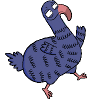 Birds Dodo Sticker