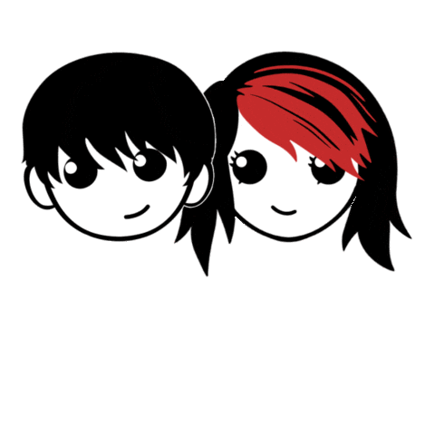 Girl Emo Sticker