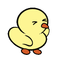 DuckieandDuck love happy dance duck Sticker