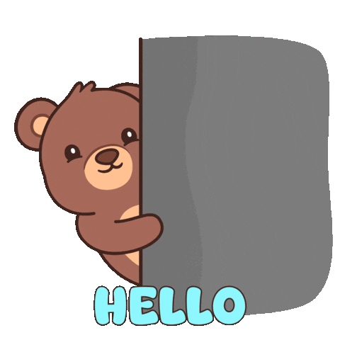 Happy Teddy Bear Sticker by BEARISH