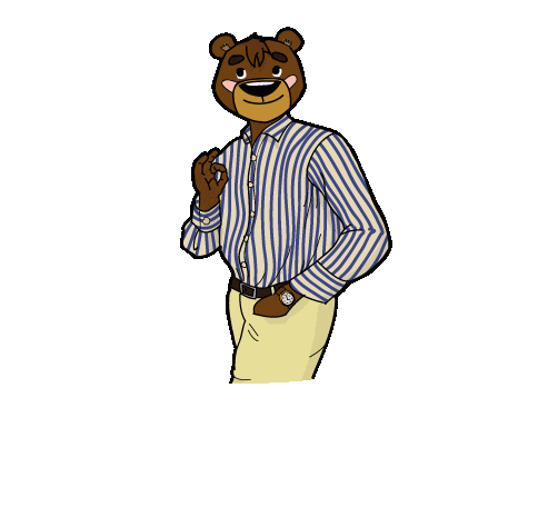 Bear Outfit Sticker