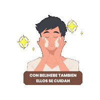 Belihebe skincare colombia hombre barranquilla Sticker