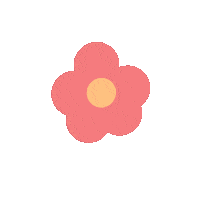 Pink Flower Sticker