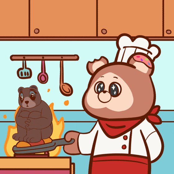 Chef Cooking GIF by Beraji Bears