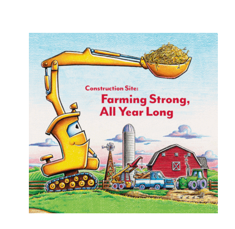 Picture Book Construction Site Sticker by Stacy McAnulty