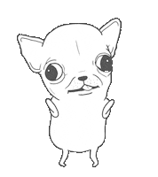 狗 插畫 Sticker by godgwawa