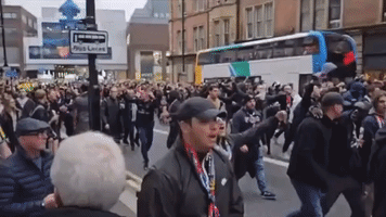 Punch Thrown Amid Fan Tensions in Newcastle Before PSG's Humbling by Magpies