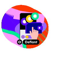 defiantapp wallet defiant billetera monedero Sticker