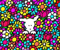 flowers GIF by Chippy the dog