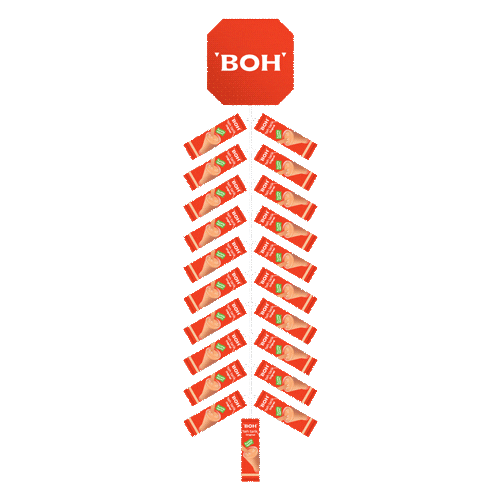 Greeting Chinese New Year Sticker by BOH Tea