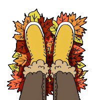 Pumpkin Spice Fall Sticker by Percolate Galactic