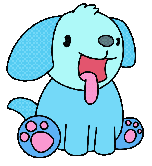 Happy Dog Sticker by whitaswhit