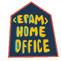 Wfh Sticker by EPAM Belarus
