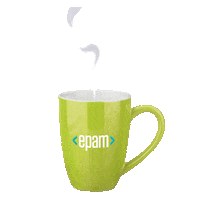 Coffee Work Sticker by EPAM Belarus